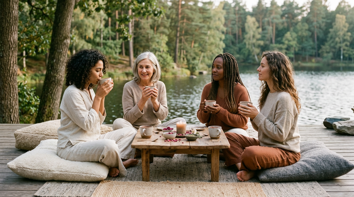 Healing Vibes retreat experience card